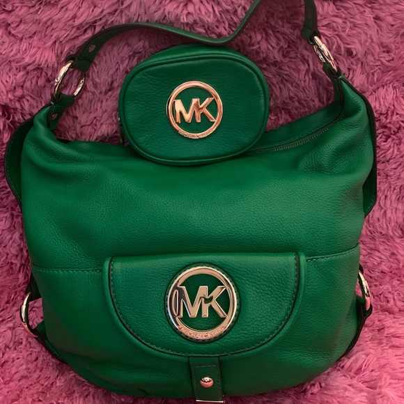 Michael Kors Handbags - EUC MICHAEL KORS Fulton Large PALM GREEN